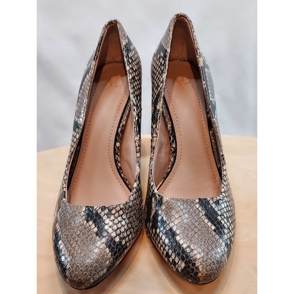 AD & Daughters Snake Print Heel Pump Womens Size 7.5 - Picture 2 of 8